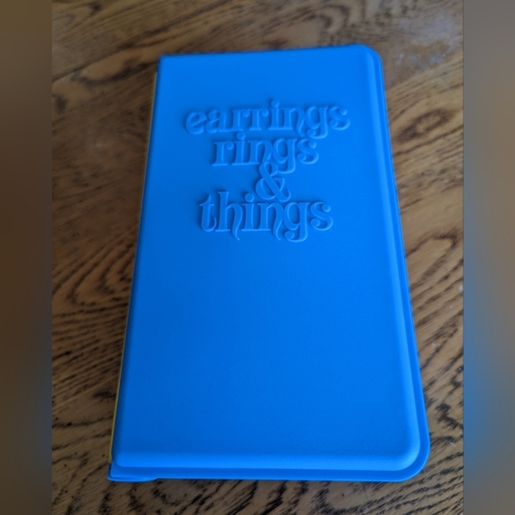 Earrings Rings and Things Book Jewelry Holder Vintage 80's - Picture 3 of 10